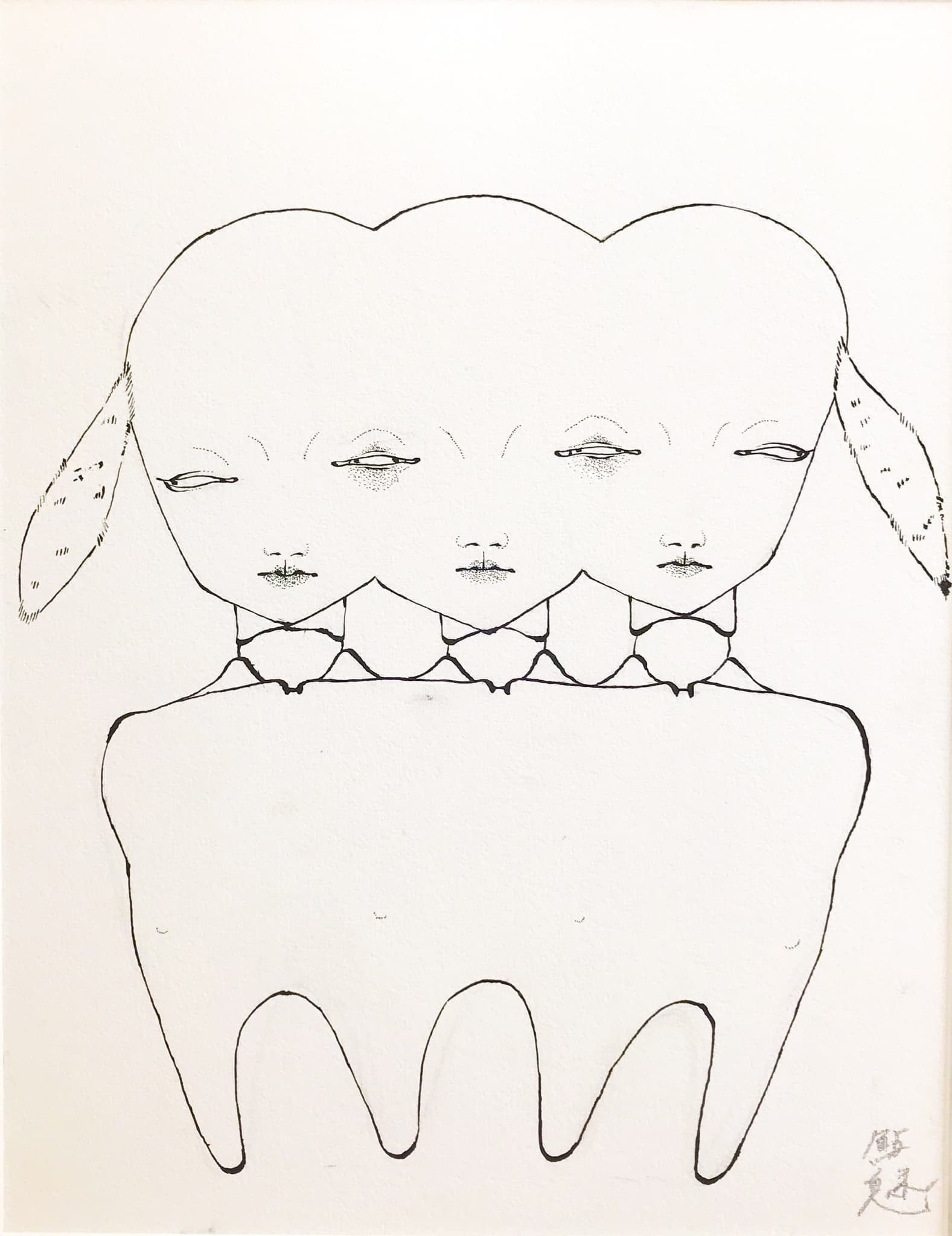 出口鮎魅,出口鮎美,日本画,アクリル画,ペン画