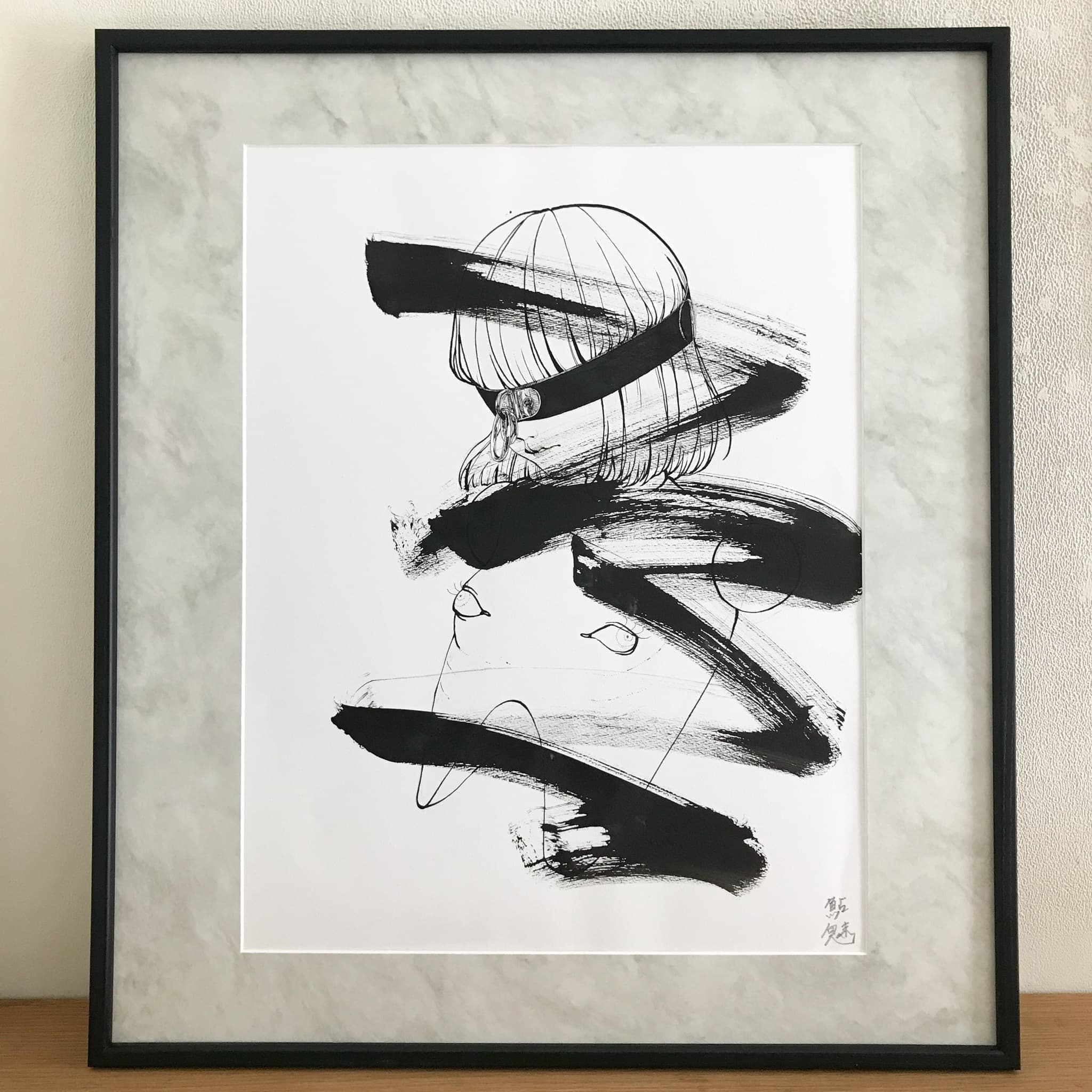 出口鮎魅,出口鮎美,日本画,アクリル画,ペン画