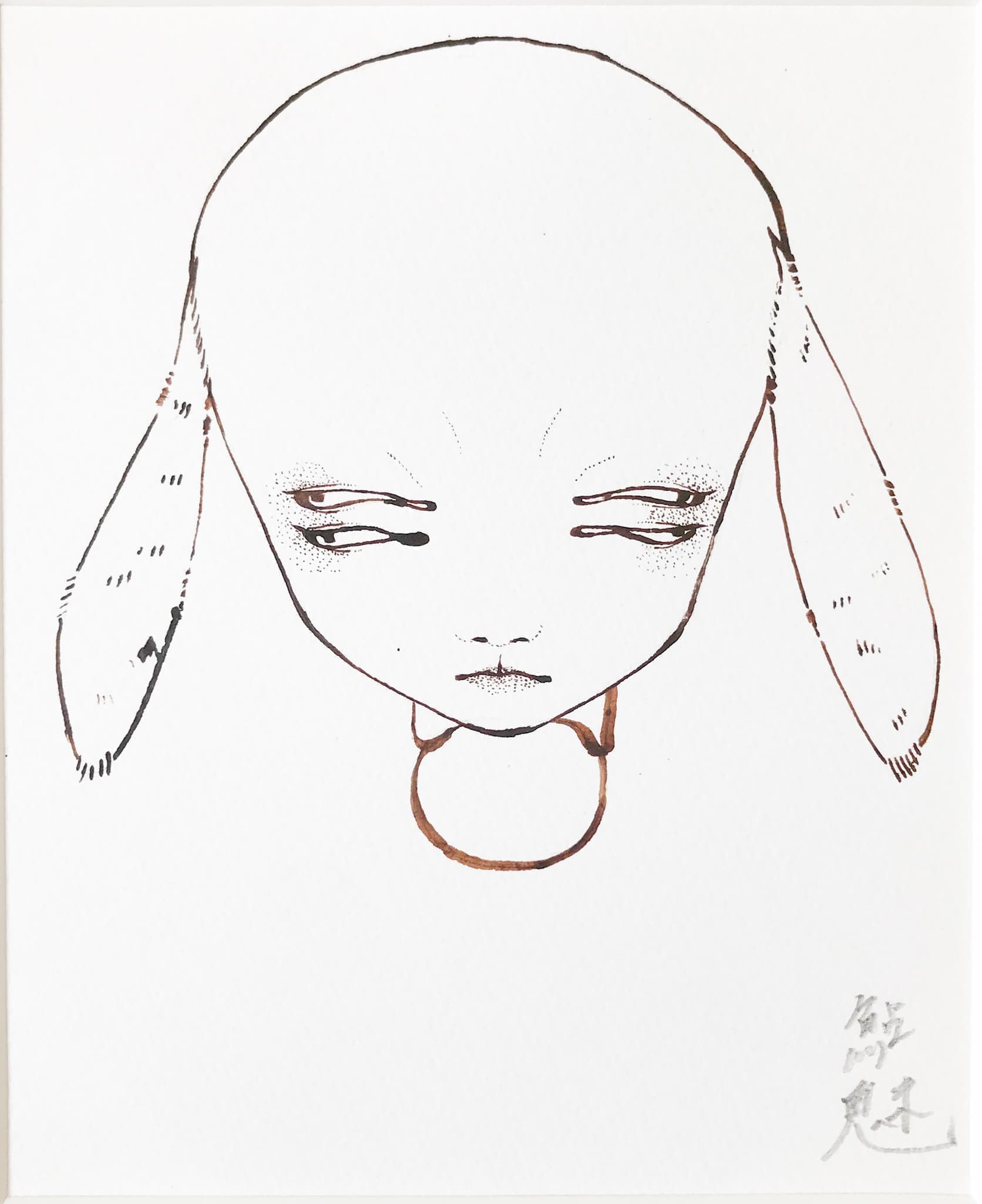 出口鮎魅,出口鮎美,日本画,アクリル画,ペン画