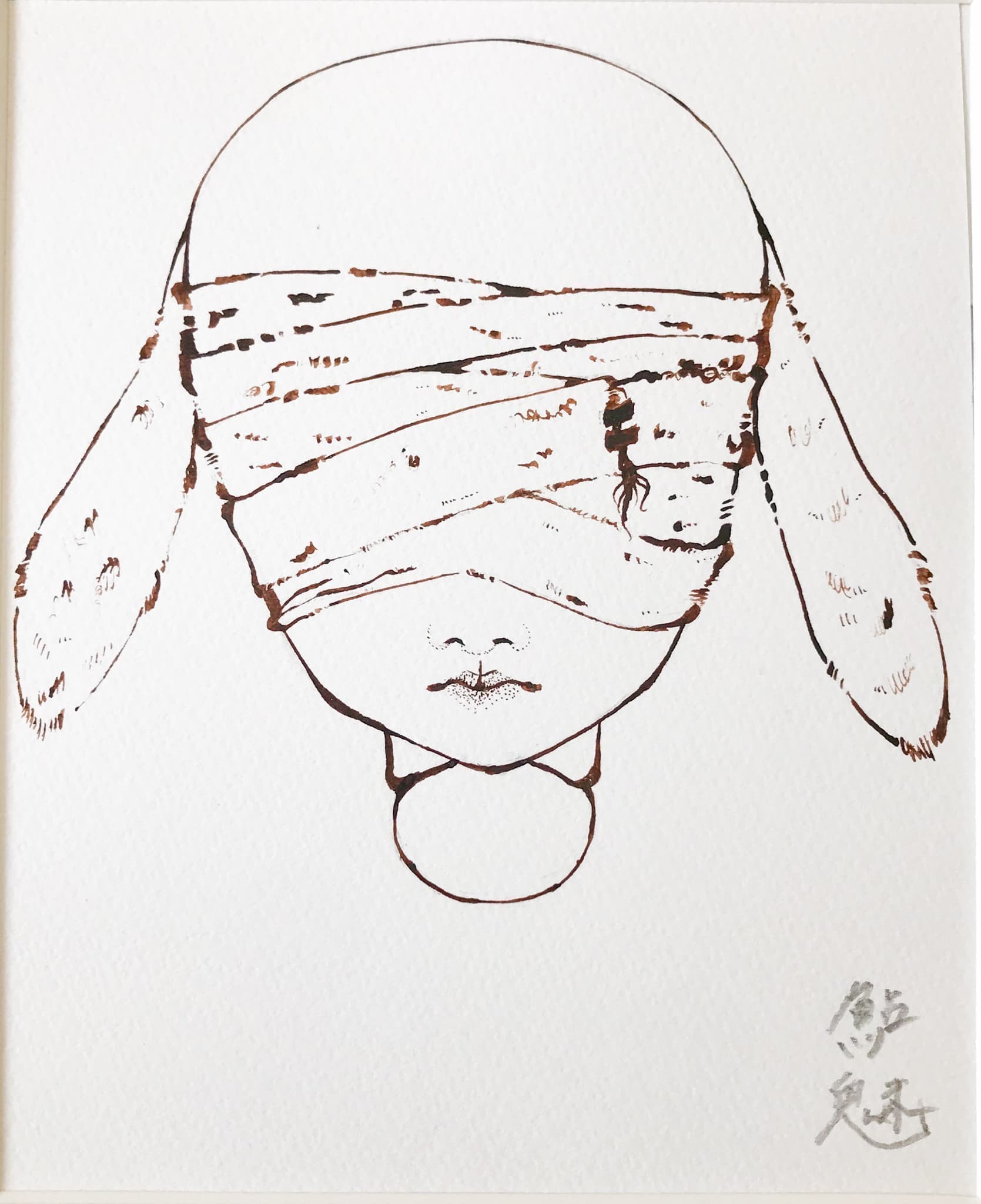 出口鮎魅,出口鮎美,日本画,アクリル画,ペン画